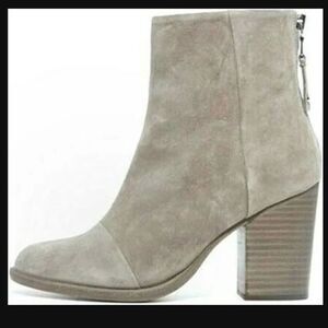 Rag & Bone Ashby suede leather ankle bootie size 38.5 tan beige italian casual‎